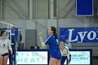 VB vs MHC  Wheaton Women's Volleyball vs Mount Holyoke College. - Photo by Keith Nordstrom : Wheaton, Volleyball, VB